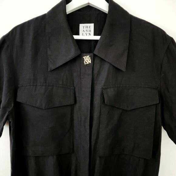 NWOT The Ashlynn MARY Safari Playsuit Black M/L - Picture 7 of 16